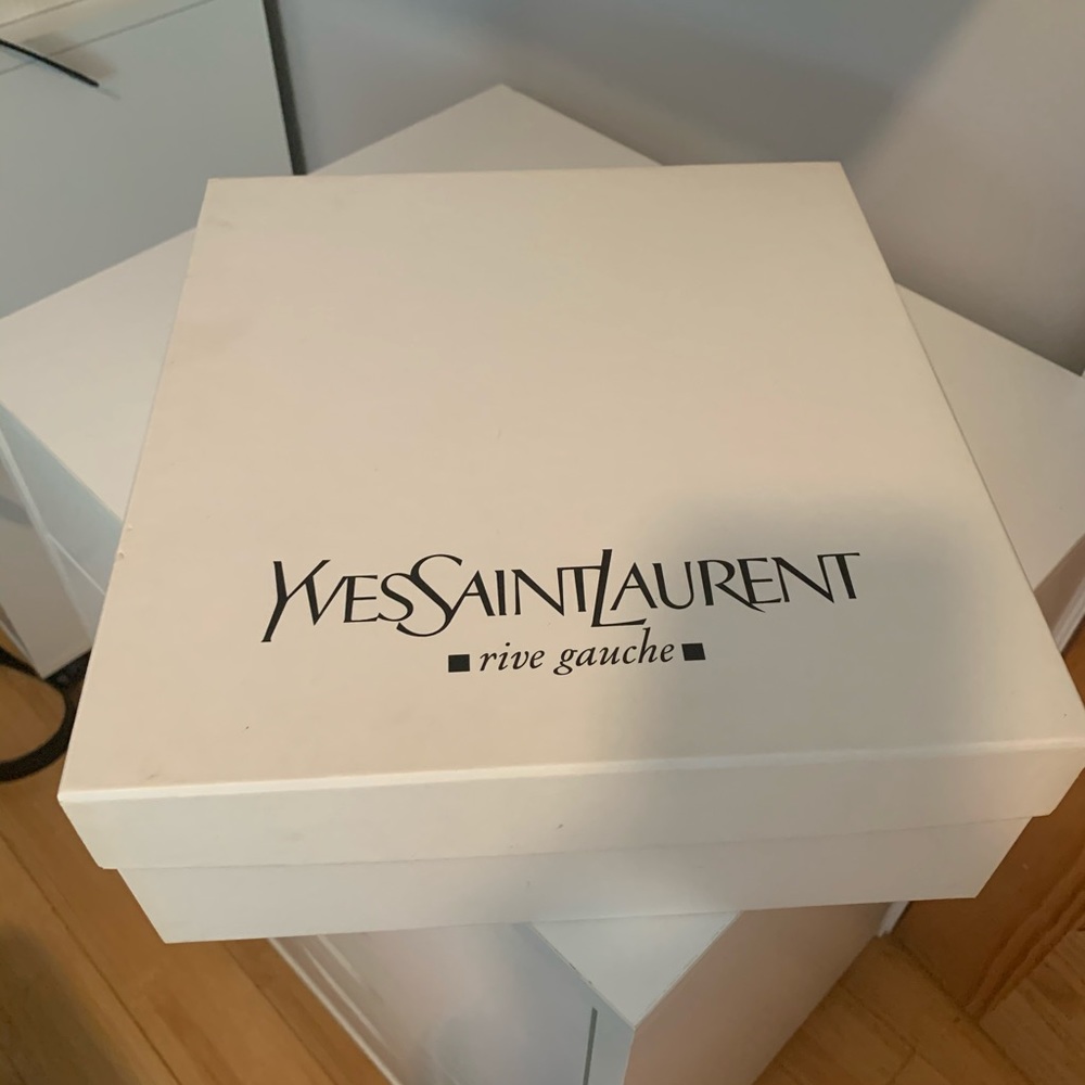 YSL COBALT BLUE HEELS - Picture 2 of 9